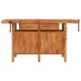 Werkbank mit Schubladen und Schrauben, Holzbank 162x62x83 cm von vidaXL, Arbeitstische - Ref: Foro24-153324, Preis: 362,47 €,...