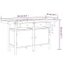 Werkbank mit Schubladen und Schrauben, Holzbank 162x62x83 cm von vidaXL, Arbeitstische - Ref: Foro24-153324, Preis: 362,47 €,...