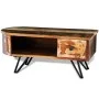 Coffee table with iron legs, recycled solid wood by vidaXL, Coffee table - Ref: Foro24-241642, Price: 169,57 €, Discount: %