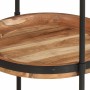 Mesa auxiliar madera maciza de acacia Ø55x83 cm en Mesas auxiliares | Comprar online en Foru.es