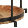 Mesa auxiliar madera maciza de acacia Ø55x83 cm en Mesas auxiliares | Comprar online en Foru.es
