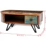 Coffee table with iron legs, recycled solid wood by vidaXL, Coffee table - Ref: Foro24-241642, Price: 169,57 €, Discount: %
