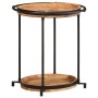 Mesa auxiliar madera maciza de acacia Ø55x60 cm en Mesas auxiliares | Comprar online en Foru.es