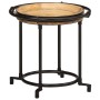 Juego de mesas auxiliar 2 piezas madera maciza de mango en Mesas auxiliares | Comprar online en Foru.es