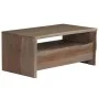 Mesa de centro borde vivo madera maciza acacia gris 90x50x40 cm de vidaXL, Mesas de centro - Ref: Foro24-246127, Precio: 138,...
