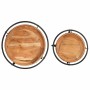 Juego de mesas auxiliar 2 piezas madera maciza de acacia en Mesas auxiliares | Comprar online en Foru.es