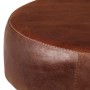 Taburetes de cocina 2 uds cuero auténtico madera maciza acacia de vidaXL, Taburetes de cocina - Ref: Foro24-246260, Precio: 1...