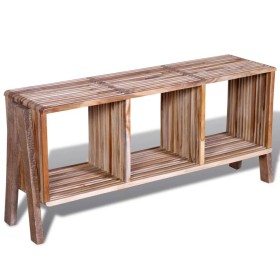Mueble de TV con 3 estantes apilables teca reciclada de vidaXL, Muebles TV - Ref: Foro24-241718, Precio: 153,77 €, Descuento: %