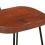 Taburetes de barra 2 uds 49x43x103 cm madera maciza de mango en Taburetes de cocina | Comprar online en Foru.es