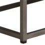 Mueble para TV madera de teca reciclada y acero 120x30x40 cm de vidaXL, Muebles TV - Ref: Foro24-246281, Precio: 173,41 €, De...