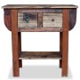 Mesa consola de madera maciza reciclada 80x35x80 cm de vidaXL, Mesas auxiliares - Ref: Foro24-244509, Precio: 242,11 €, Descu...