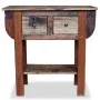 Mesa consola de madera maciza reciclada 80x35x80 cm de vidaXL, Mesas auxiliares - Ref: Foro24-244509, Precio: 236,78 €, Descu...