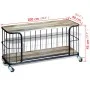 Mueble de TV de madera maciza de mango 100x40x45 cm de vidaXL, Muebles TV - Ref: Foro24-243301, Precio: 204,38 €, Descuento: %