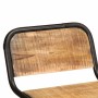Taburetes de barra 2 uds 46x35,5x80 cm madera maciza de mango en Taburetes de cocina | Comprar online en Foru.es