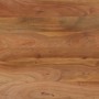 Mesa de comedor de madera maciza de acacia y acero 120x60x76 cm de vidaXL, Mesas de cocina y de comedor - Ref: Foro24-246295,...