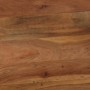 Mesa de comedor de madera maciza de acacia y acero 120x60x76 cm de vidaXL, Mesas de cocina y de comedor - Ref: Foro24-246295,...