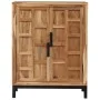 Aparador de madera maciza de acacia marrón 60x35x76 cm de vidaXL, Aparadores - Ref: Foro24-246135, Precio: 231,27 €, Descuent...