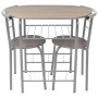 Juego de barra de desayuno MDF de vidaXL, muebles para cocinas y comedores - Ref: Foro24-243002, Precio: 114,20 €, Descuento: %