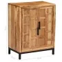 Aparador de madera maciza de acacia marrón 60x35x76 cm de vidaXL, Aparadores - Ref: Foro24-246135, Precio: 231,27 €, Descuent...