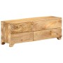 Mueble para TV madera maciza de mango 110x30x40 cm de vidaXL, Muebles TV - Ref: Foro24-246144, Precio: 311,49 €, Descuento: %