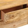 Mueble para TV madera maciza de mango 110x30x40 cm de vidaXL, Muebles TV - Ref: Foro24-246144, Precio: 311,49 €, Descuento: %