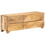 Mueble para TV madera maciza de mango 110x30x40 cm de vidaXL, Muebles TV - Ref: Foro24-246144, Precio: 311,49 €, Descuento: %