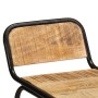 Taburetes de barra 4 uds 46x35,5x70 cm madera maciza de mango en Taburetes de cocina | Comprar online en Foru.es