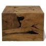 Mesa de centro de teca genuina marrón 50x50x35 cm de vidaXL, Mesas de centro - Ref: Foro24-244557, Precio: 226,52 €, Descuent...
