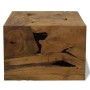 Mesa de centro de teca genuina marrón 50x50x35 cm de vidaXL, Mesas de centro - Ref: Foro24-244557, Precio: 216,97 €, Descuent...