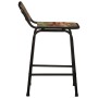 Taburetes de barra 2 uds 46x35,5x70 madera maciza reciclada en Taburetes de cocina | Comprar online en Foru.es