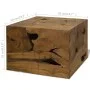 Mesa de centro de teca genuina marrón 50x50x35 cm de vidaXL, Mesas de centro - Ref: Foro24-244557, Precio: 226,52 €, Descuent...