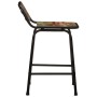 Taburetes de barra 4 uds 46x35,5x70 madera maciza reciclada en Taburetes de cocina | Comprar online en Foru.es