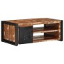 Mesa de centro multicolor 90x50x36 cm madera maciza reciclada en Mesas de centro | Comprar online en Foru.es