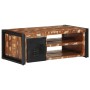 Mesa de centro multicolor 90x50x36 cm madera maciza reciclada en Mesas de centro | Comprar online en Foru.es