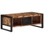 Mesa de centro multicolor 90x50x36 cm madera maciza reciclada en Mesas de centro | Comprar online en Foru.es