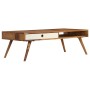 Mesa de centro de madera maciza de sheesham 110x50x35 cm de vidaXL, Mesas de centro - Ref: Foro24-246223, Precio: 174,88 €, D...