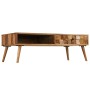 Mesa de centro madera maciza sheesham acabado miel 110x50x37 cm de vidaXL, Mesas de centro - Ref: Foro24-246201, Precio: 159,...