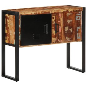Mueble consola madera maciza reciclada multicolor 90x35x75 cm en Mesas auxiliares | Comprar online en Foru.es