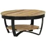Couchtisch aus rauem Mangoholz, 65 x 32 cm von vidaXL, Couchtisch - Ref: Foro24-244675, Preis: 120,61 €, Rabatt: %
