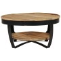 Mesa de centro de madera de mango rugosa 65x32 cm de vidaXL, Mesas de centro - Ref: Foro24-244675, Precio: 122,72 €, Descuent...