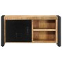 Mueble de TV madera maciza de mango rugosa 80x30x40 cm en Muebles TV | Comprar online en Foru.es