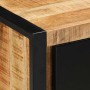 Mueble de TV madera maciza de mango rugosa 80x30x40 cm en Muebles TV | Comprar online en Foru.es