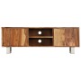 Mueble de TV madera maciza sheesham acabado miel 118x30x40 cm de vidaXL, Muebles TV - Ref: Foro24-246203, Precio: 144,66 €, D...