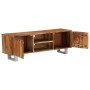 Mueble de TV madera maciza sheesham acabado miel 118x30x40 cm de vidaXL, Muebles TV - Ref: Foro24-246203, Precio: 144,66 €, D...