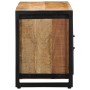 Mueble de TV madera maciza de mango rugosa 100x30x40 cm en Muebles TV | Comprar online en Foru.es