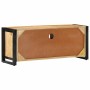 Mueble de TV madera maciza de mango rugosa 100x30x40 cm en Muebles TV | Comprar online en Foru.es