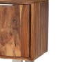 Mueble de TV madera maciza sheesham acabado miel 118x30x40 cm de vidaXL, Muebles TV - Ref: Foro24-246203, Precio: 144,66 €, D...