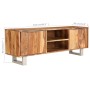 Mueble de TV madera maciza sheesham acabado miel 118x30x40 cm de vidaXL, Muebles TV - Ref: Foro24-246203, Precio: 144,66 €, D...