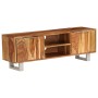 Mueble de TV madera maciza sheesham acabado miel 118x30x40 cm de vidaXL, Muebles TV - Ref: Foro24-246203, Precio: 144,66 €, D...