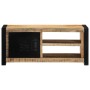 Mueble para la TV 80x30x35 madera maciza mango rugosa en Muebles TV | Comprar online en Foru.es